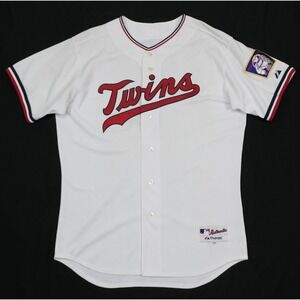 Majestic Authentic Minnesota Twins Baseball Jersey Mens 48 Game Cut Y2K RARE
